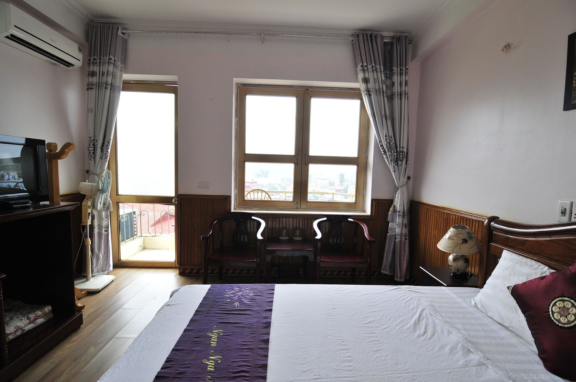 Ngan Nga Bac Ha Hotel Bagian luar foto